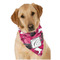 Tulips Dog Bandana Scarf w/ Initial