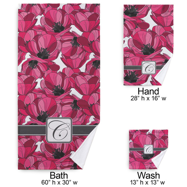 Tulips Bath Towel Sets - 3-piece - Approval