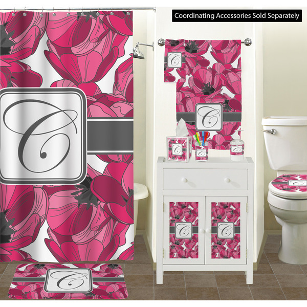 Tulips Bathroom Scene