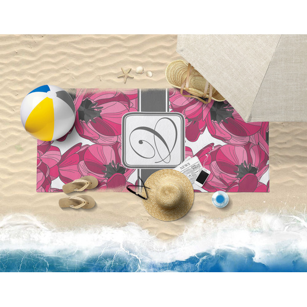 Tulips Beach Towel Lifestyle