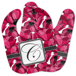 Tulips Baby Bib w/ Initial