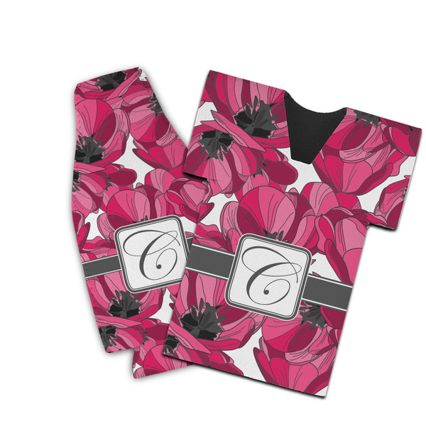 Custom Tulips Bottle Cooler (Personalized)