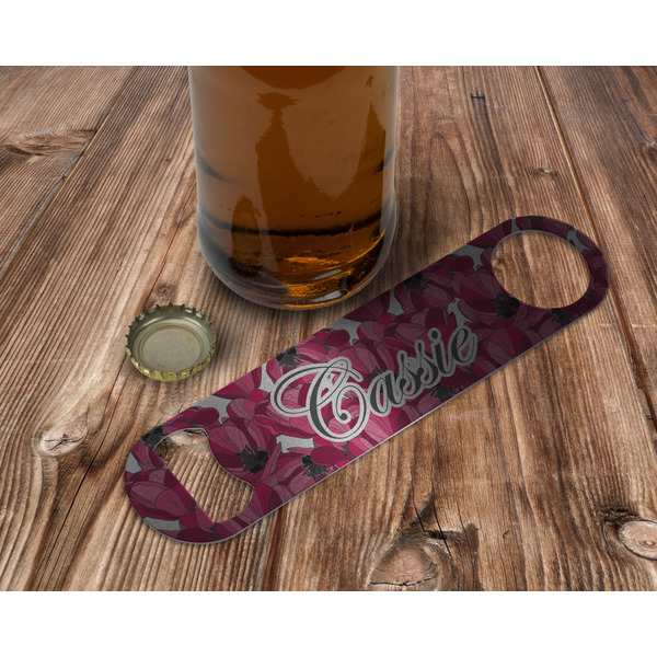 Tulips Bottle Opener - In Use