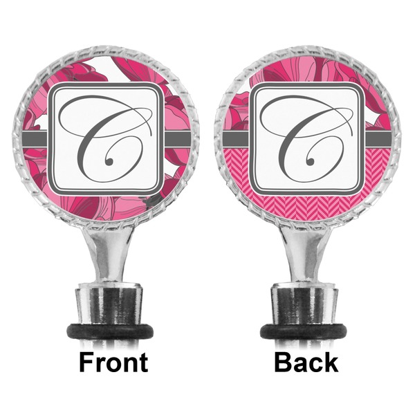 Tulips Bottle Stopper - Front and Back