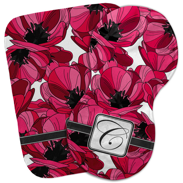 Custom Tulips Burp Cloth (Personalized)