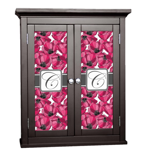 Custom Tulips Cabinet Decal - Medium (Personalized)