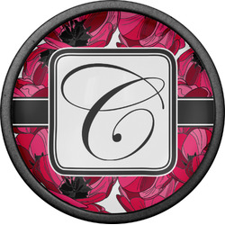 Tulips Cabinet Knob (Black) (Personalized)