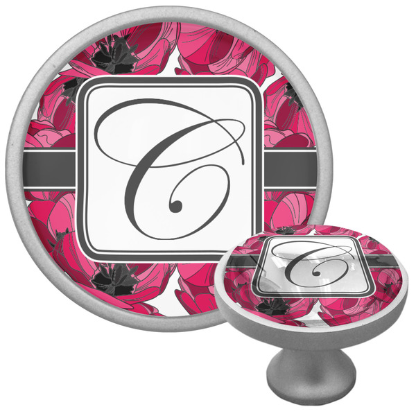 Custom Tulips Cabinet Knob (Personalized)