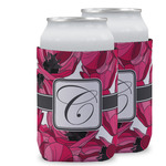 Tulips Can Cooler (12 oz) w/ Initial