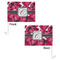 Tulips Car Flag - 11" x 8" - Front & Back View