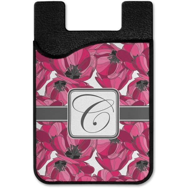 Tulips Cell Phone Credit Card Holder