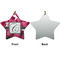 Tulips Ceramic Flat Ornament - Star Front & Back (APPROVAL)