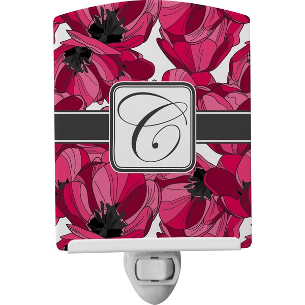 Custom Tulips Ceramic Night Light (Personalized)