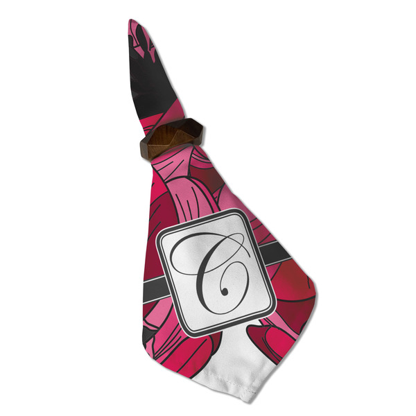 Tulips Cloth Napkins - Personalized Dinner (Folded in Ring) (MAIN)