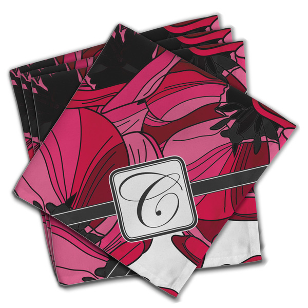Tulips Cloth Napkins - Personalized Dinner (PARENT MAIN Set of 4)