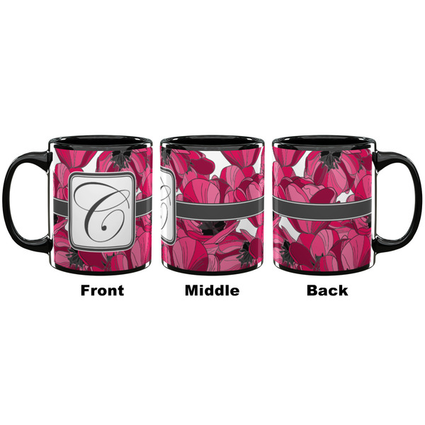 Tulips Coffee Mug - 11 oz - Black APPROVAL