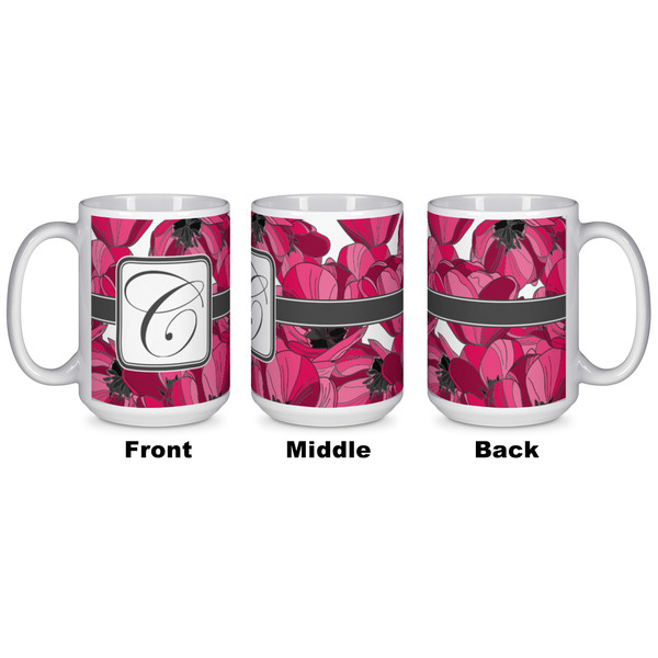 Tulips Coffee Mug - 15 oz - White APPROVAL