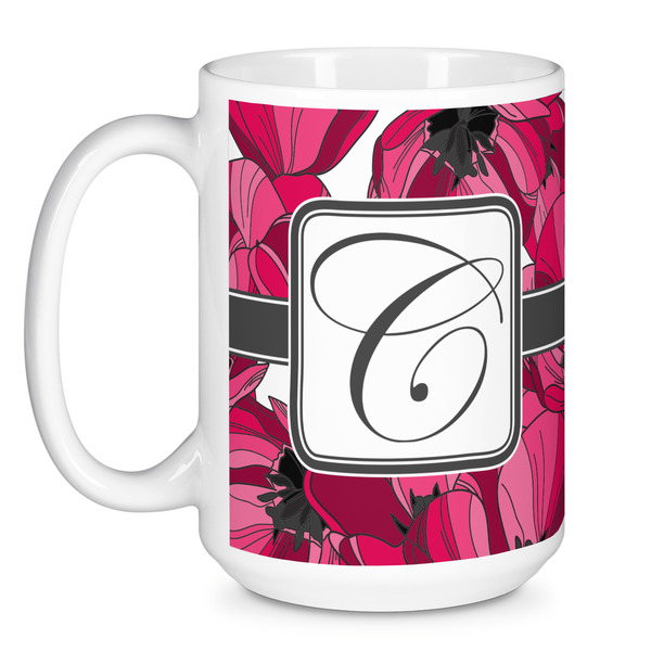 Tulips Coffee Mug - 15 oz - White