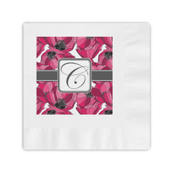 Tulips Coined Cocktail Napkins (Personalized)