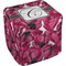 Tulips Cube Poof Ottoman (Top)