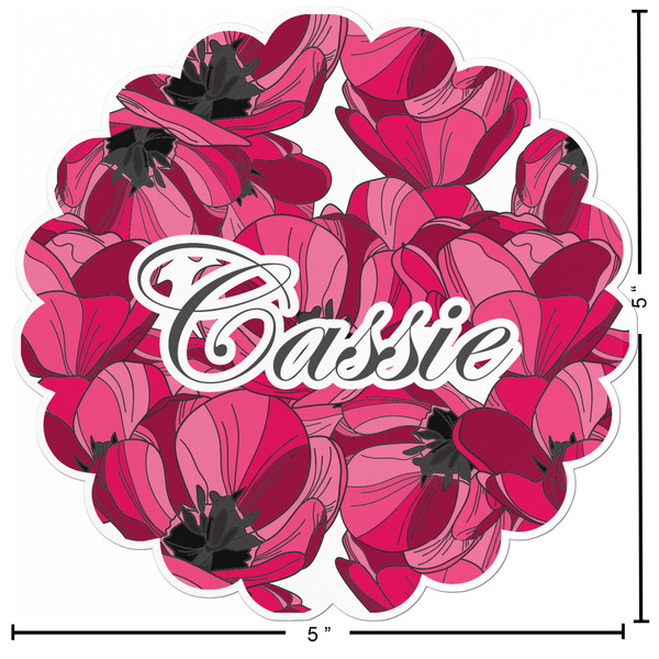 Tulips Custom Shape Iron On Patches - L - APPROVAL