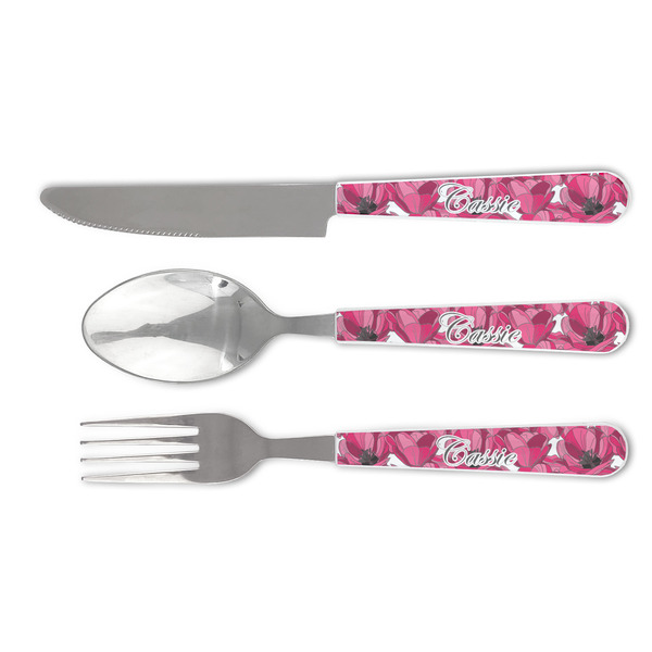 Custom Tulips Cutlery Set (Personalized)