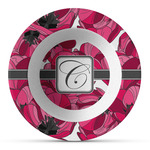 Tulips Plastic Bowl - Microwave Safe - Composite Polymer (Personalized)