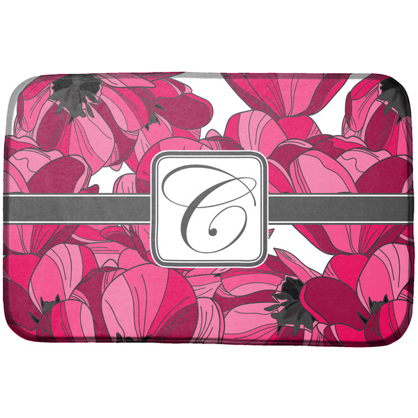 Custom Tulips Dish Drying Mat (Personalized)