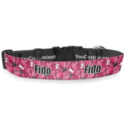 Tulips Deluxe Dog Collar (Personalized)