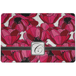 Tulips Dog Food Mat w/ Initial