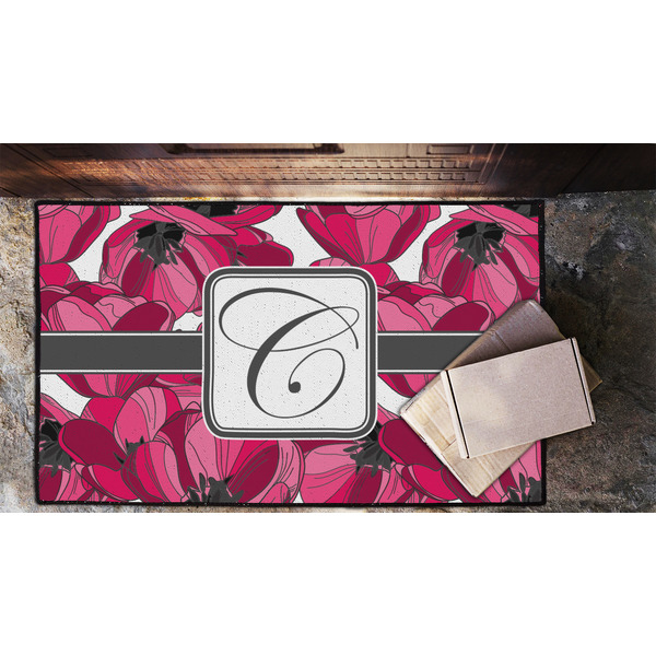 Tulips Door Mat - LIFESTYLE (Lrg)
