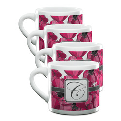 Tulips Double Shot Espresso Cups - Set of 4 (Personalized)
