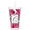 Tulips Double Wall Tumbler with Straw (Personalized)