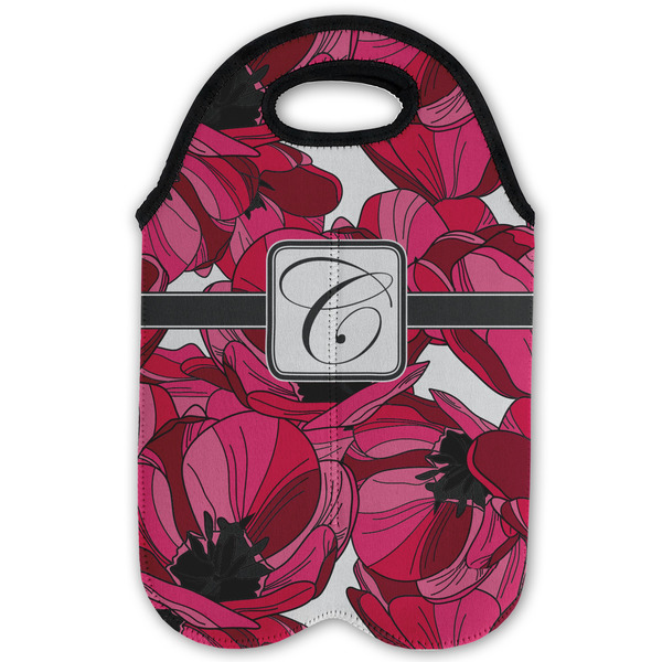 Tulips Double Wine Tote - Flat (new)