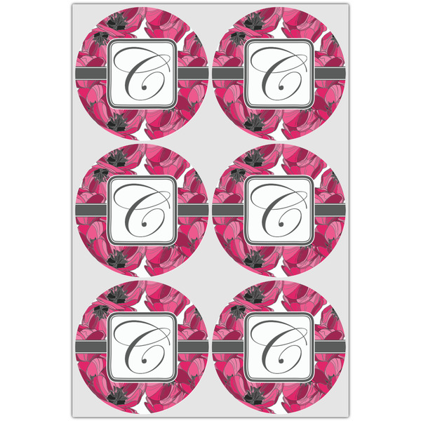 Tulips Drink Topper - Large - Set of 6