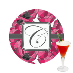 Tulips Printed Drink Topper -  2.5" (Personalized)