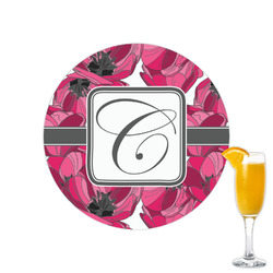 Tulips Printed Drink Topper - 2.15" (Personalized)