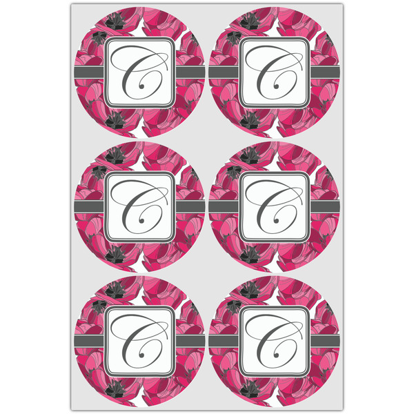 Tulips Drink Topper - XLarge - Set of 6