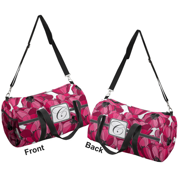 Tulips Duffle bag small front and back sides