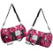 Tulips Duffle bag small front and back sides