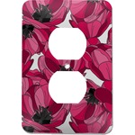 Tulips Electric Outlet Plate
