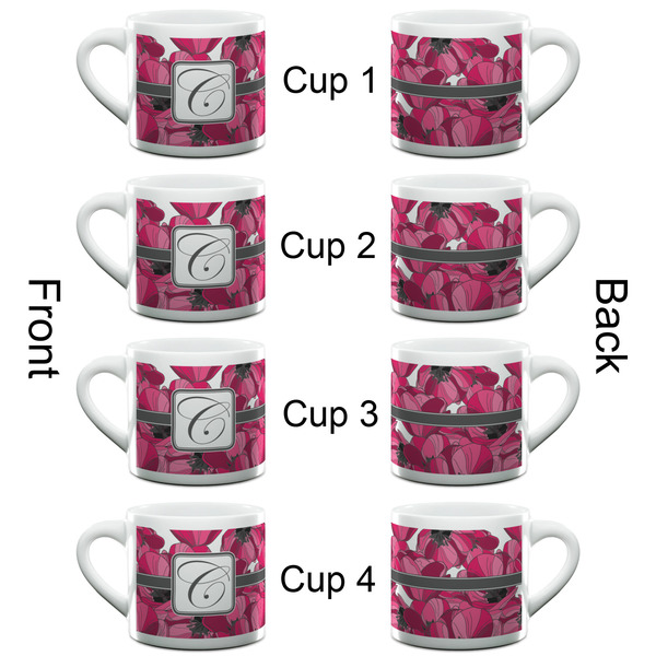 Tulips Espresso Cup - 6oz (Double Shot Set of 4) APPROVAL