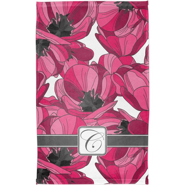 Tulips Finger Tip Towel - Full View