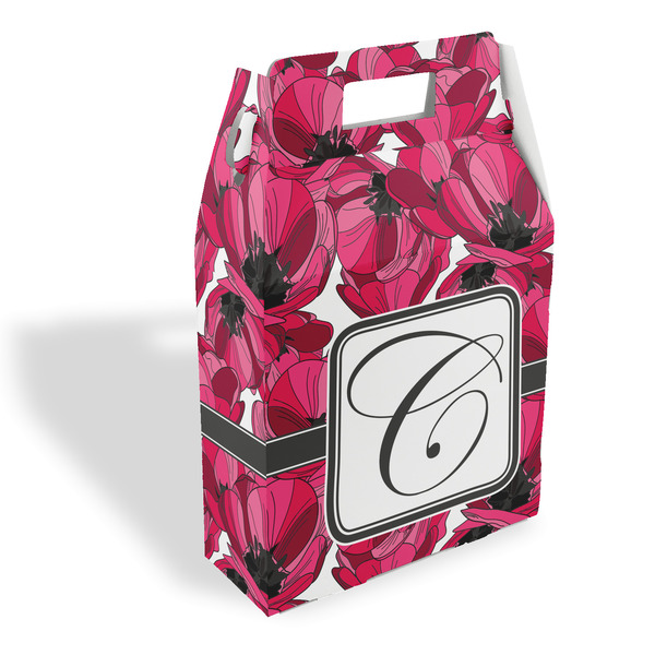 Custom Tulips Gable Favor Box (Personalized)
