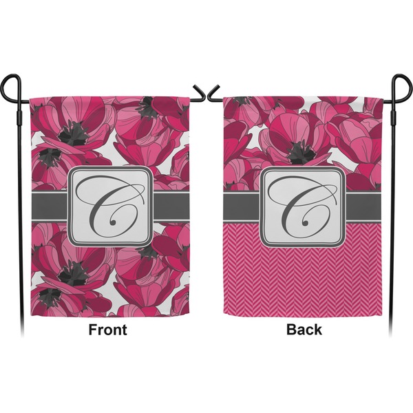 Tulips Garden Flag - Double Sided Front and Back