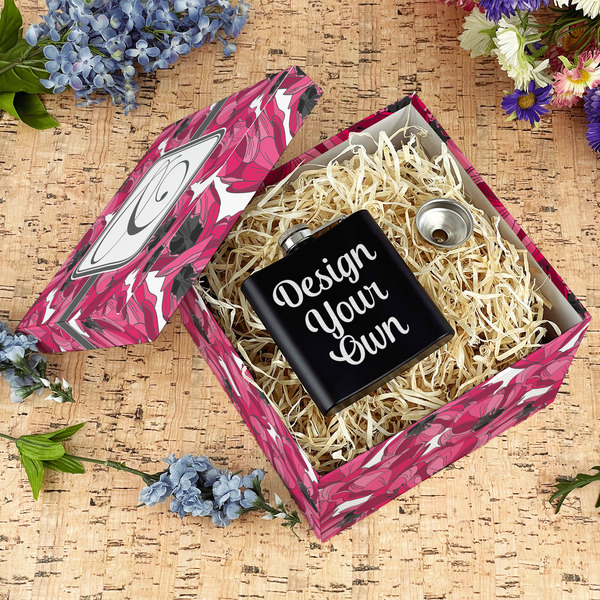 Tulips Gift Boxes with Lid - Canvas Wrapped - Large - In Context