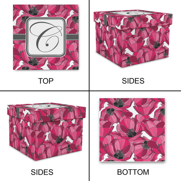 Tulips Gift Boxes with Lid - Canvas Wrapped - Medium - Approval