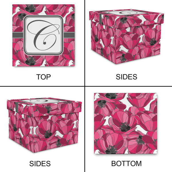 Tulips Gift Boxes with Lid - Canvas Wrapped - Small - Approval