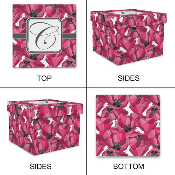 Tulips Gift Boxes with Lid - Canvas Wrapped - X-Large - Approval