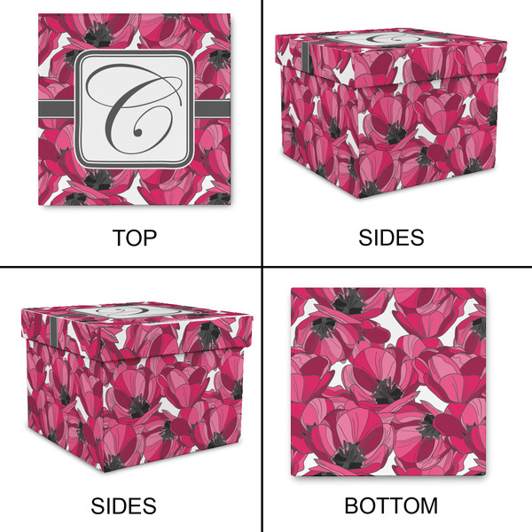 Tulips Gift Boxes with Lid - Canvas Wrapped - XX-Large - Approval